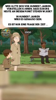Europa in 100 Jahren: Erkennen wir es noch wieder?
Wer hätte vor 100 Jahren gedacht, wie sehr sich Europa verändern würde?
Und wie wird es wohl in weiteren 100 Jahren aussehen?
Veränderung passiert nicht auf einmal.
Sie passiert Schritt für Schritt.
Es ist nur eine Frage der Zeit.
#Europa #Zukunft #100Jahre #Geschichte #Gesellschaft #Nachdenken