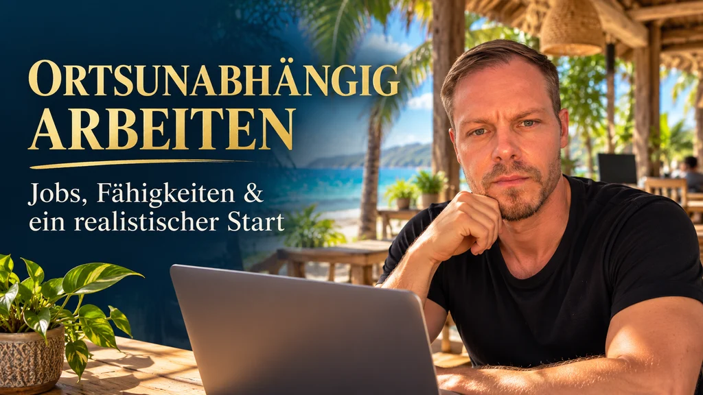 Ortsunabhängig arbeiten: Jobs, Fähigkeiten und ein realistischer Einstieg