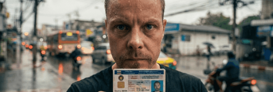 Roller fahren Asien Führerschein