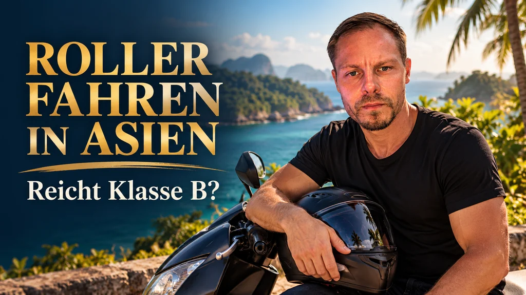 Roller fahren in Asien: Reicht Klasse B und welche Regeln gelten?