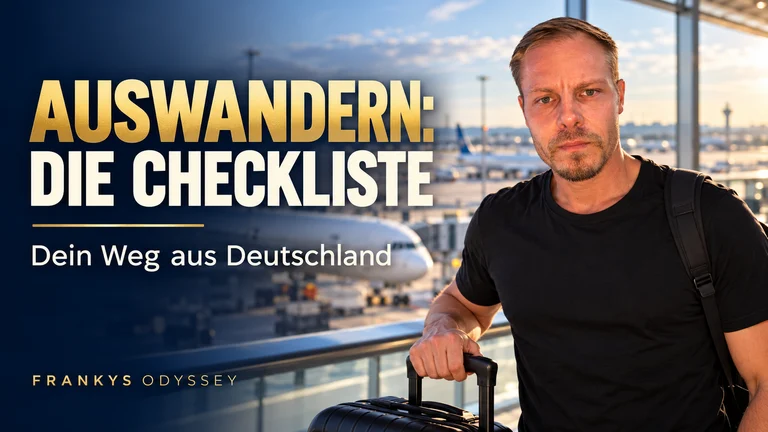 Aus Deutschland auswandern: Die komplette Checkliste – Abmeldung, Steuern, Krankenkasse, Bank & Verträge