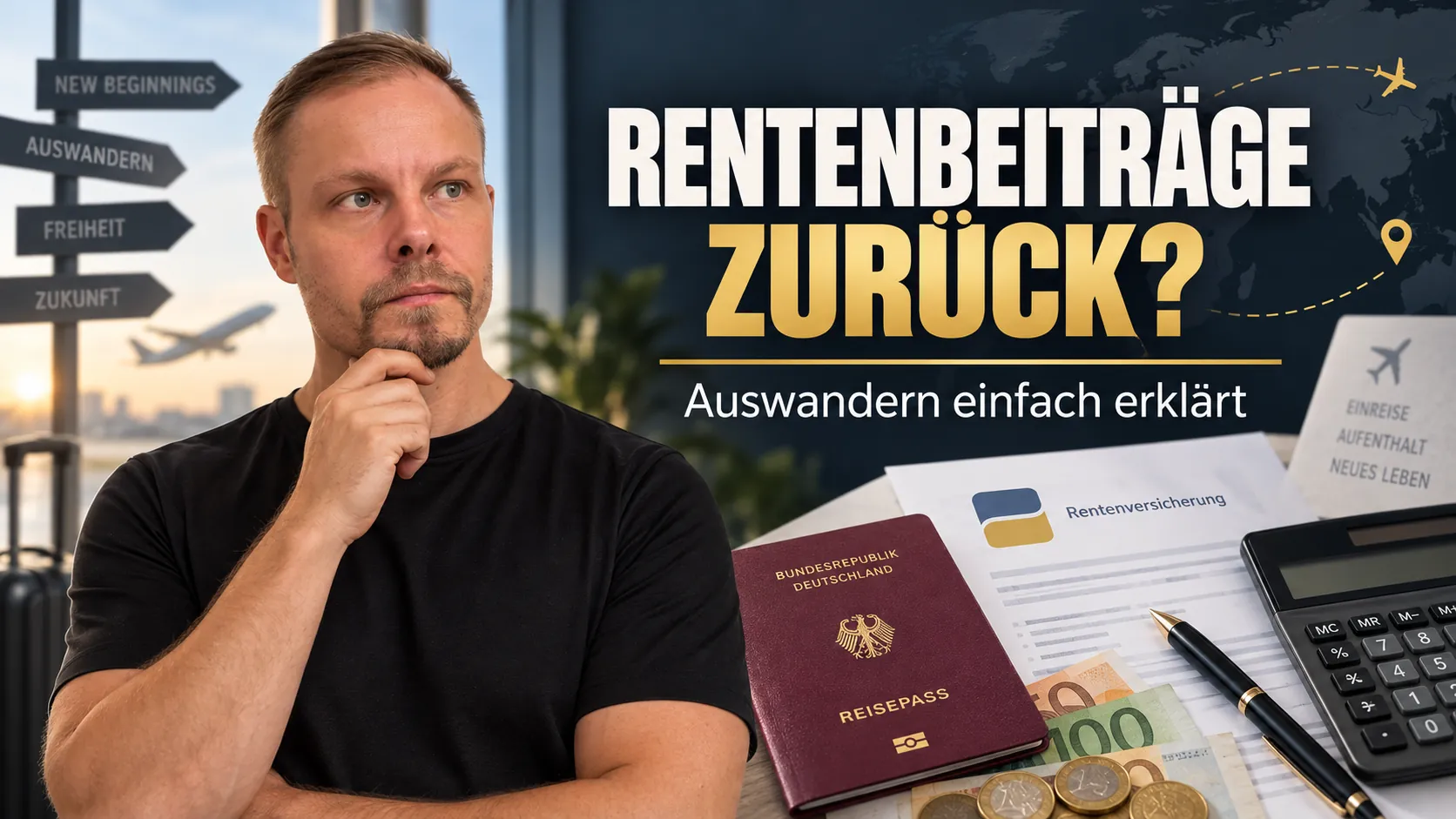 Rentenbeiträge beim Auswandern auszahlen lassen: Wer bekommt sein Geld zurück?
