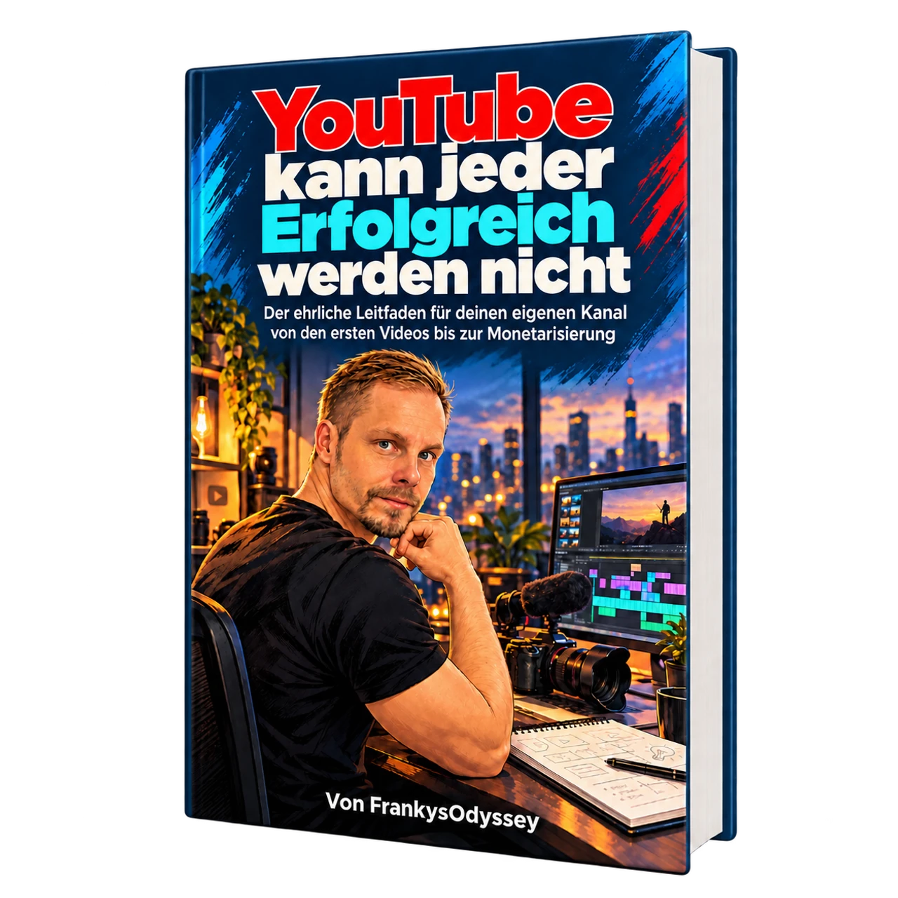 Produktmockup des digitalen E-Books YouTube kann jeder – Erfolgreich werden nicht